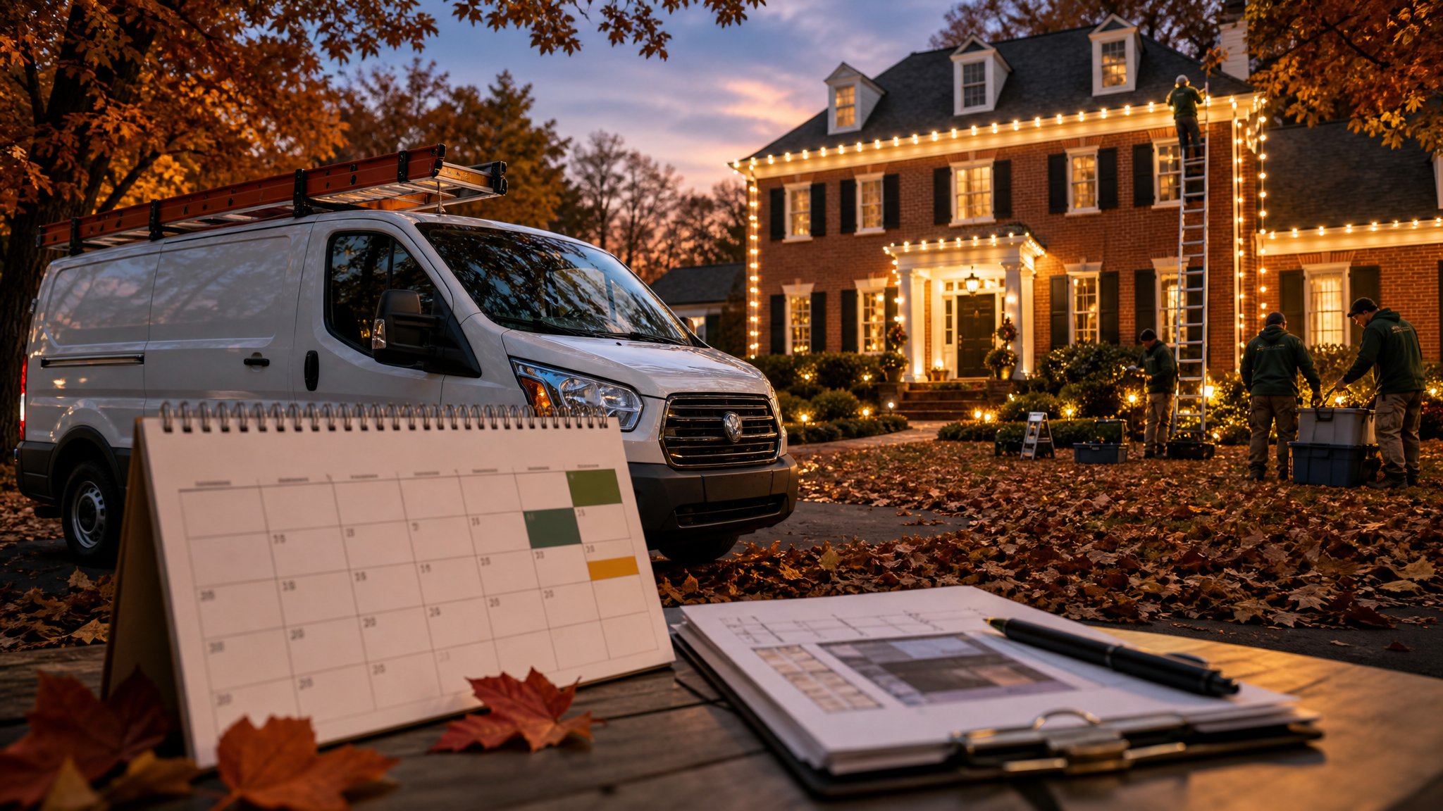 Cover image for: Holiday Lighting Timeline for Central Virginia: Longer Install Window, Faster Takedown