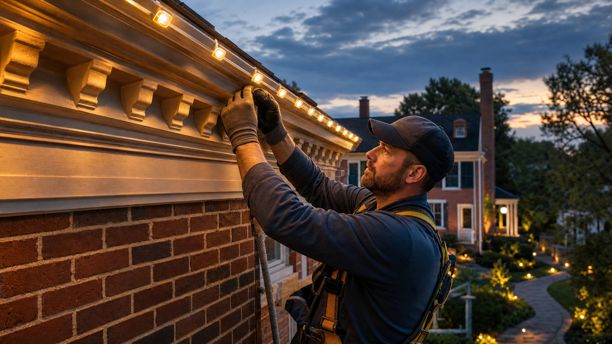Madison Heights Classic Colonial Refresh lighting project in Madison Heights, VA
