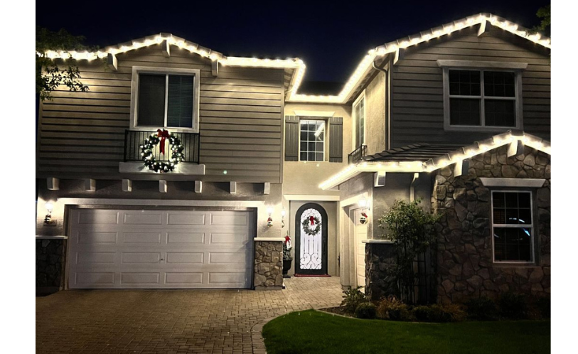 Virginia Lighting Partners exterior lighting on a Blue Ridge foothills property